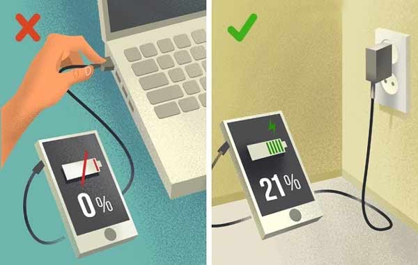 شارژ کردن اشتباع باعث کاهش عمر باتری موبایل می‌شود