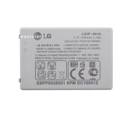 باطری گوشی LG مدل LGIP-401N