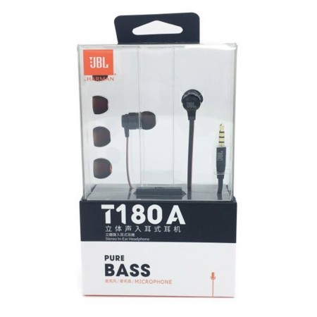 JBL T180A Sterep in-Ear Headphone