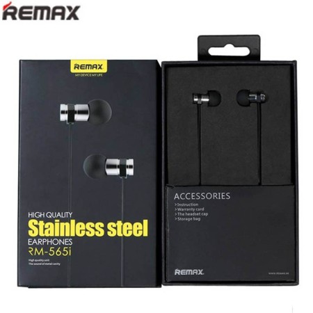 REMAX RM 565i Stainless Steel Stereo In-ear Earphone