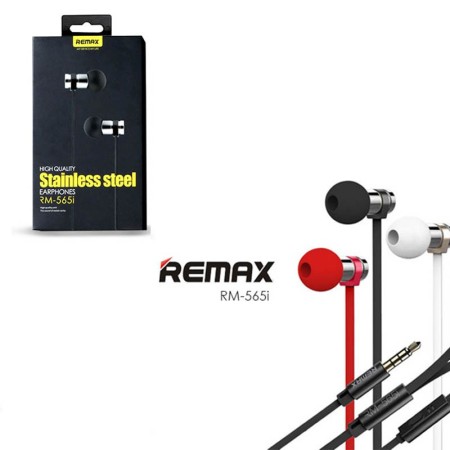 REMAX RM 565i Stainless Steel Stereo In-ear Earphone