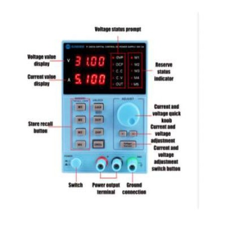 منبع تغذیه P-3005A سانشاین با خروجی 5 آمپر