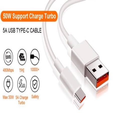 شارژر تایپ سی شیائومی از نوع USB به Type-C به طول 1 متر