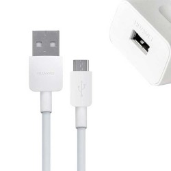 شارژر 5وات هواوی Y6 2018 با خروجی USB و کابل میکرو