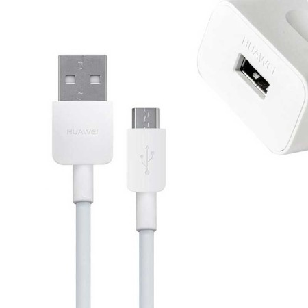 شارژر 5وات هواوی Y6 2018 با خروجی USB و کابل میکرو