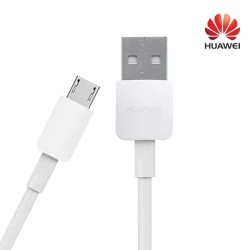 کابل شارژ اصلی Huawei Y7 Prime 2019 از نوع میکرو USB به طول 1 متر