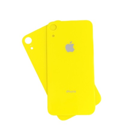 درب پشت Apple iPhone XR رنگ زرد
