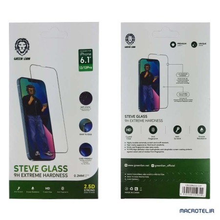 محافظ صفحه نمایش Green Steve Glass 9H Extreme Hardness گوشی آیفون 13