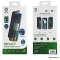 محافظ صفحه نمایش پرایوسی گرین Privacy Silicone Edge Glass گوشی iPhone 12 Pro