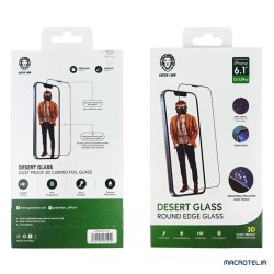 گلس توری دار آیفون 13 پرو Green Lion 3D Desert Round Edge Glass iPhone 13 Pro