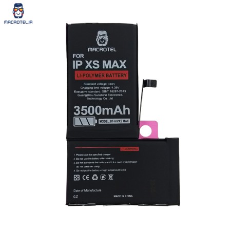 باتری تقویت شده ماکروتل گوشی XS Max با ظرفیت 3500mAh