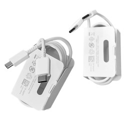 کابل شارژ گوشی S20 5G UW رنگ سفید فست شارژ