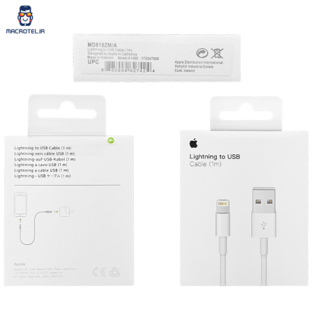 کابل شارژ اپل iPhone 5s مدل USB به لایتنینگ 1 متری