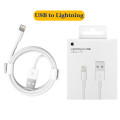 سیم شارژر اصلی آیفون مدل USB به Lightning با قابلیت انتقال دیتا