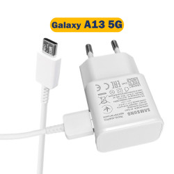 آداپتور فست شارژ Samsung A13 5G مدل EP-TA200 با کابل شارژ Type-C