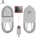 سیم شارژر iPhone 17 از نوع دو سر تایپ‌سی با روکش کنفی