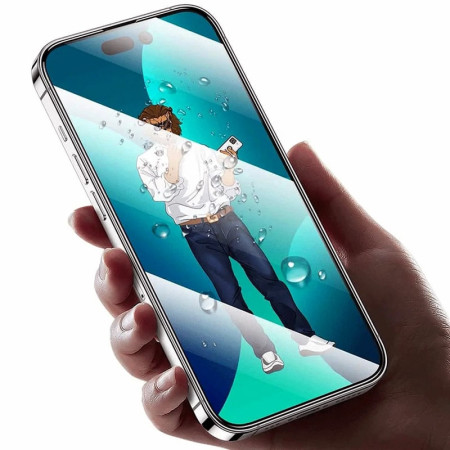 گلس شیشه‌ای شفاف آیفون 17 پرو گرین‌لاین