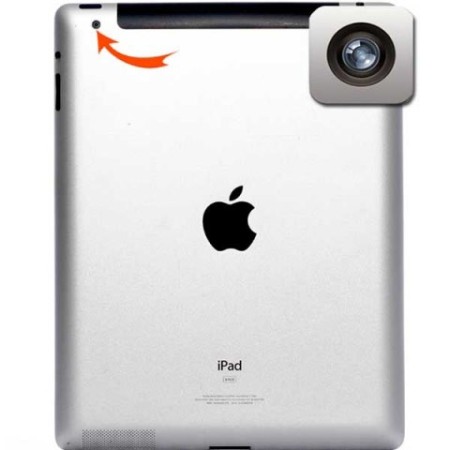شیشه دوربین اپل آیپد Apple iPad 4