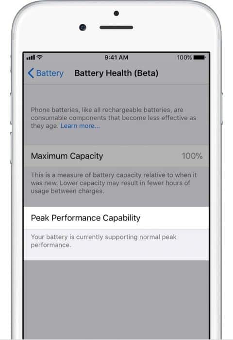 battery health