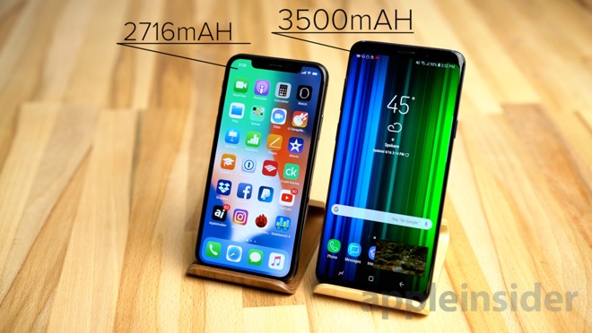 iPhone X vs Galaxy S9 Plus  