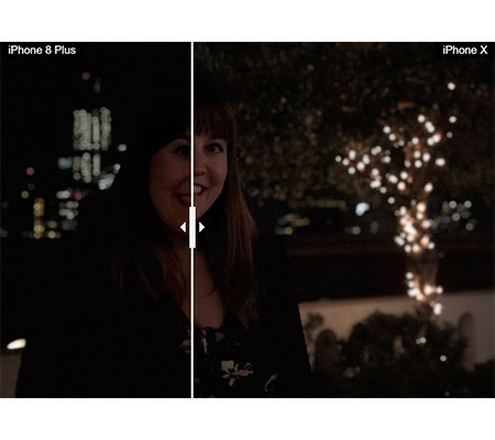 مقایسه عکس برداری با نور پایین در iphone x و iphone 8 plus