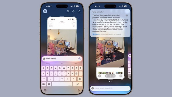 استفاده از visual intelligence در iOS 26 بر روی اسکرین‌شات