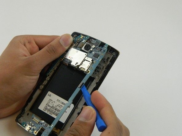 آموزش تعویض تاچ ال سی دی گوشی موبایل LG G4-7