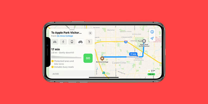 آپدیت نقشه یا Maps در ios 14