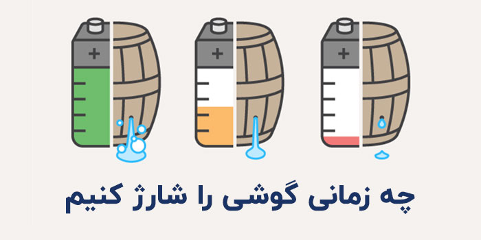 شارژ کردن مداوم باتری یکی از دلایل خرابی باتری گوشی است