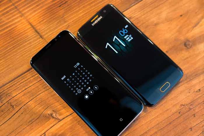 مقایسه گوشی های ال جی جی lg g6 و galaxy s8