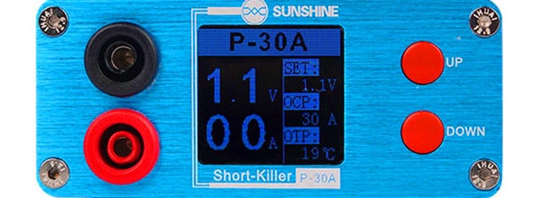 صفحه نمایش دیجیتالی دستگاه شورت کیلر سانشاین مدل Sunshine P30A