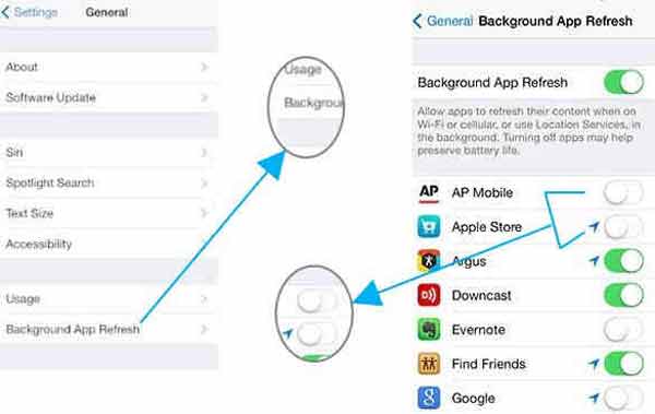 تخلیه سریع شارژ دستگاه ios بعد آپدیت ios 10