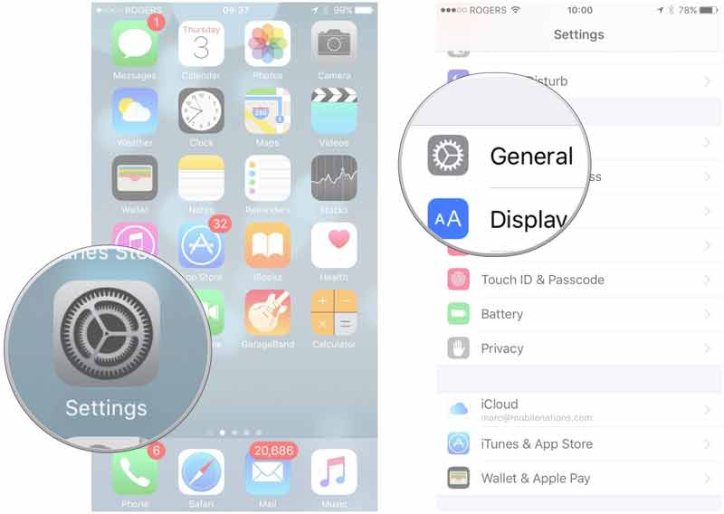 آموزش حل مشکل تخلیه سریع باتری آیفون بعد از بروزرسانی ios 10