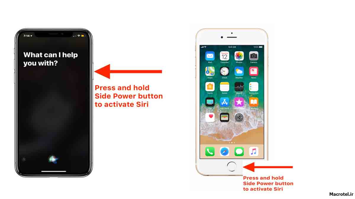 فعال کردن سیری در آیفون