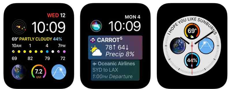 carrort weather app for apple watch