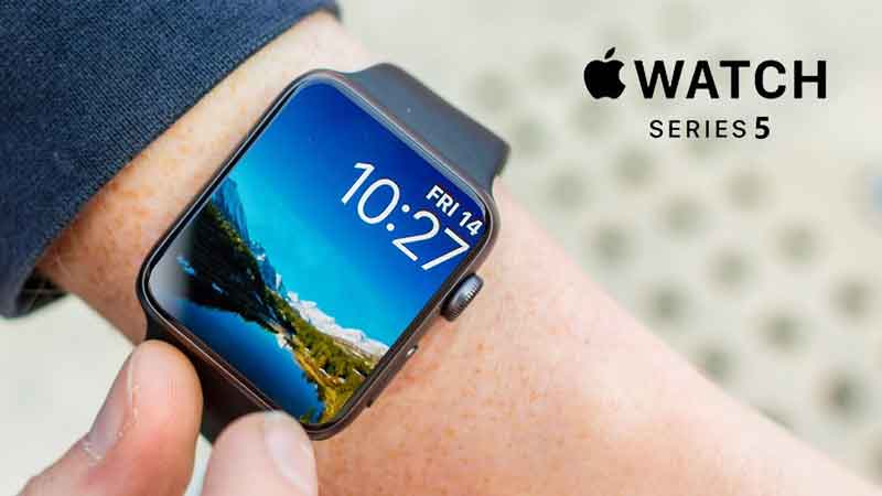 صفحه نمایش apple watch 5
