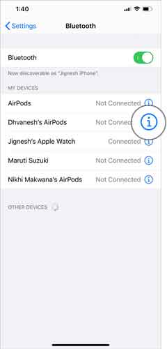 چگونه airpods را reset کنیم